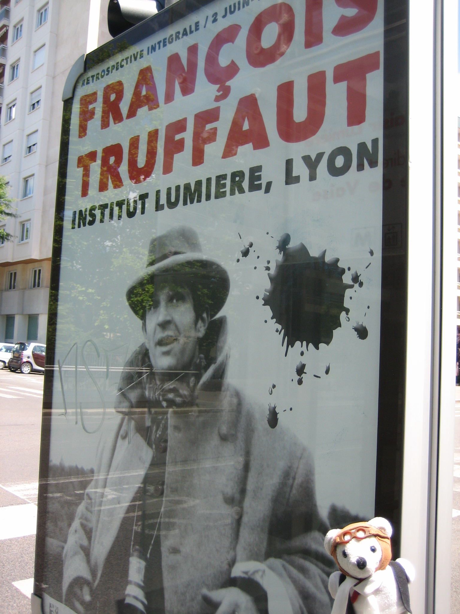 Anuncio del Festival Trufffaut en el cine del Instituto Lumiere